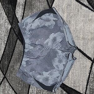 NIKE DRI-FIT SWOOSH LOGO LINED MESH ATHLETIC RUNNING SHORTS